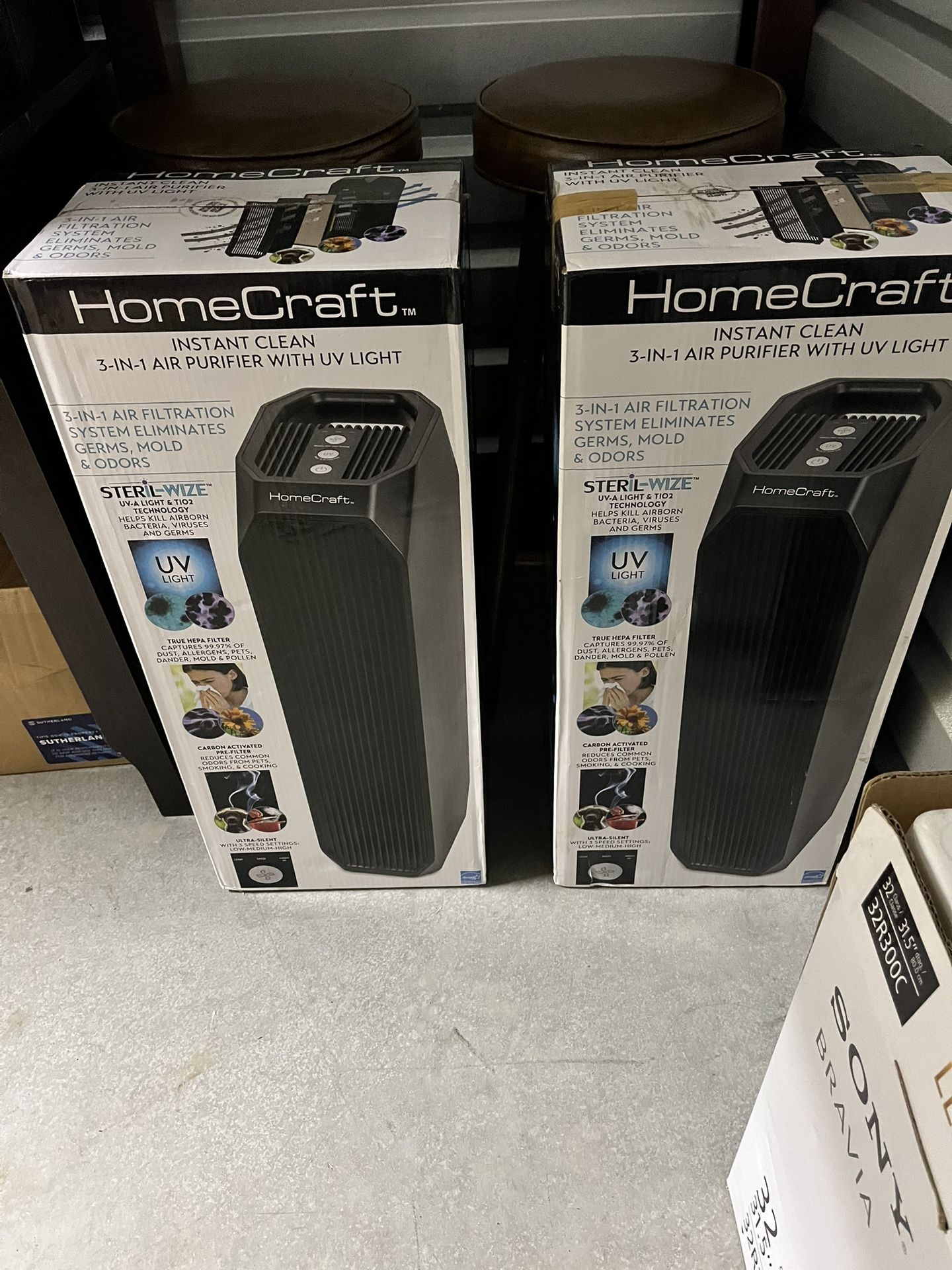 1 Air Purifier $75ea
