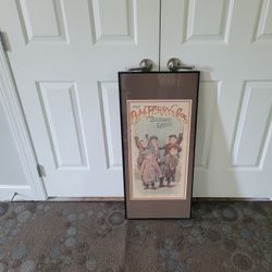 Vintage 1964 Litho USA Framed
