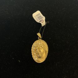 14KT Jesus Face Pendant 35359-2