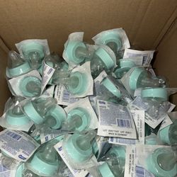 75 Enfamil Slow Flow Soft Nipples Individual Wrapped