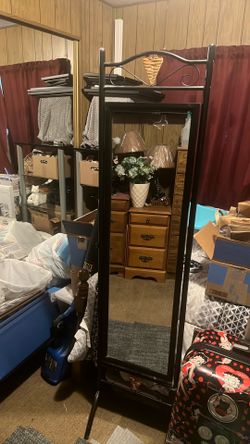 Nice metal standup mirror