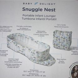 Baby Delight Snuggle Nest Portable Lounger