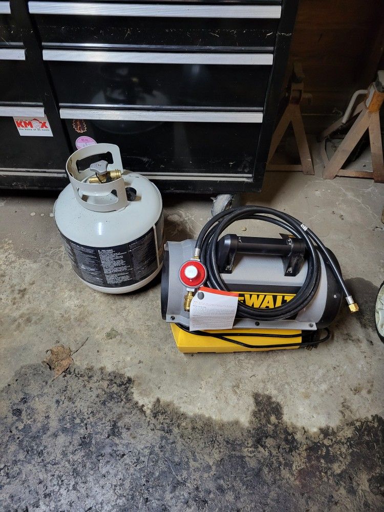Propane Heater And Tank