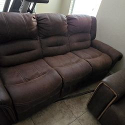 Reclining Sofa And Loveseat