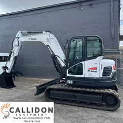 2015 Bobcat E85 Tracked Excavator Enclosed Cab A/C Heat Aux Hyd Hours: 3,300