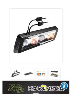 Zilla Pro Sol 20” Light Fixture and new bulbs