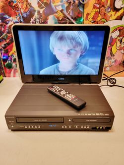 Magnavox VCR DVD +-RW Dubbing Recorder VHS Cassette Tape Player