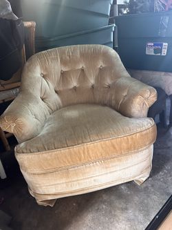 Antique Barrel Arm Chair