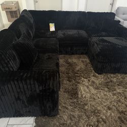 🛋️ NEW!! Sectional Corduroy  L Shaped Sofa STILL IN 📦 🛋️