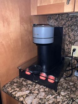 Nespresso Vertuo Next Machine and Pod Shelf