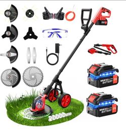 21V Cordless String Trimmer with Accessories Kit