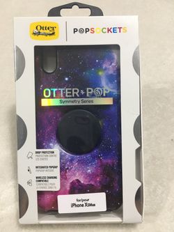 Iphone Xs Max Otter + Pop Sockets
