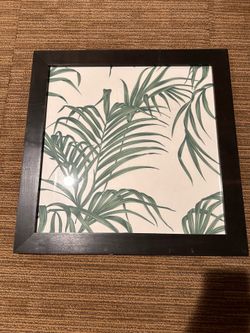 Leaf Framed Wall Decor