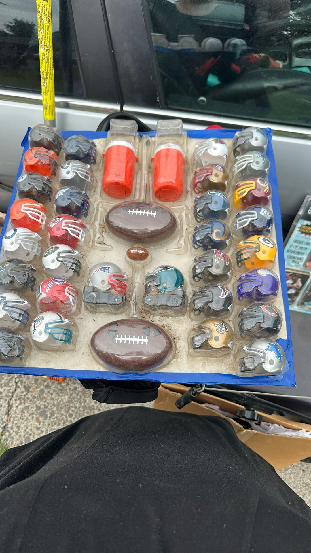Mighty Helmet Racers R/c Football Game