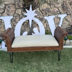 Indoor/Outdoor Cushion Bench