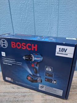 Bosch 18V Brushless Drill/Driver Kit