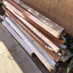 4 X 4  8 Foot Wood  Over 40 Pieces