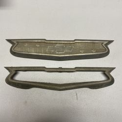 1955 Chevy Hood And Trunk Emblem Original