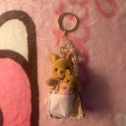 Calico Critters Keychain- Mama and Baby