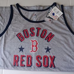 3XLT Boston Red Sox Majestic Men’s Tank Top Big And Tall