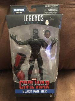 Black Panther action figure. Hard to find. Collectors item