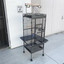 New in Box $130 Large 61” Tall Bird Cage with Rolling Stand Playtop for Parakeets Parrots Conures Cockatiel 