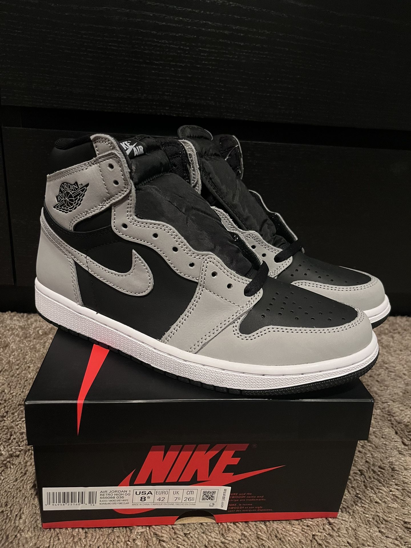 Jordan 1 “Shadow 2.0” - Size 8.5