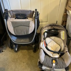 Chicco Bravo 3 in 1 Trio Travel System Stroller with KeyFit 30 Infant Car Seat