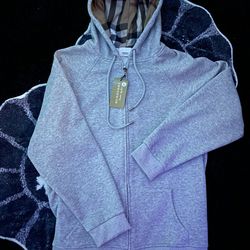 Grey Burberry Hoodie