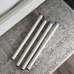 IKEA Adils White Table Legs (4 Count)