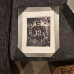 TOM BRADY SIGNED AUTO 8x10 PHOTO FRAMED TRI-STAR COA 100% LEGIT 