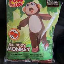 Full Body Inflatable Monkey Costume (Child Size).