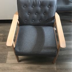2 Gray Chairs For Sale 