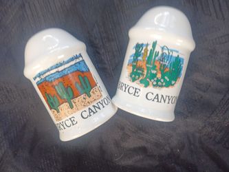 BRYCE CANYON SALT and PEPPER shackers