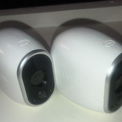 Pair Of Arlo Security Cameras (Cameras Only)
