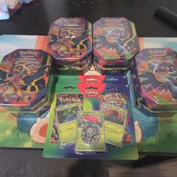 Pokemon Charizard Tins And Oddish 2 Pack Blister