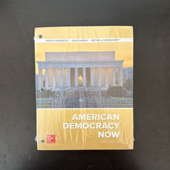 American Democracy Now 6th edition textbook