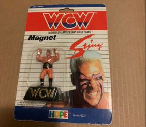 wcw vintage sting magnet wwe brand new