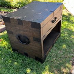 Restoration Hardware Silver Heirloom Nightstand