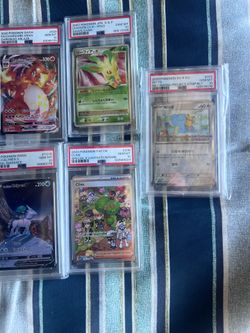 Pokémon singles and slabs