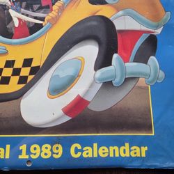 Vintage 1989 Who Framed Roger Rabbit Official Calendar - Disney Amblin