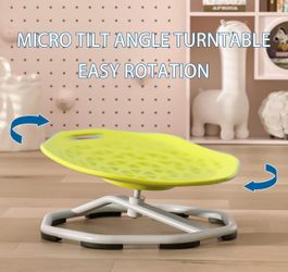 Kids Swivel Chair,Sensory Spinning Chair for Kids,Toddler Spinner seat Carousel Spin Sensory Chair for Kids,Training Body Coordination,Metal Base Non 