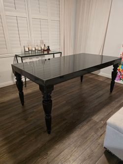 Black Dining Table
