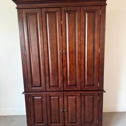 Elegant Wooden Armoire 