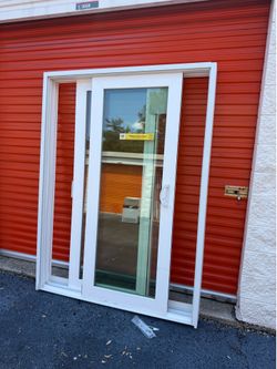 Wen Impact-Resistant 2-Panel Sliding Glass Door 60x80