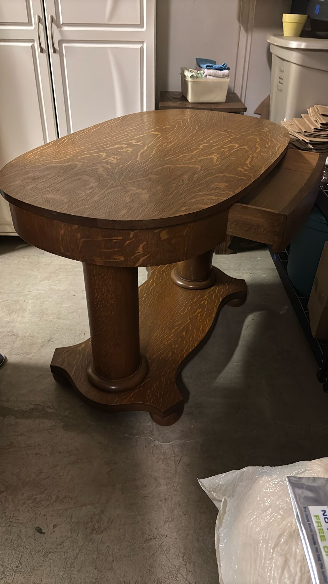 Antique Library Table