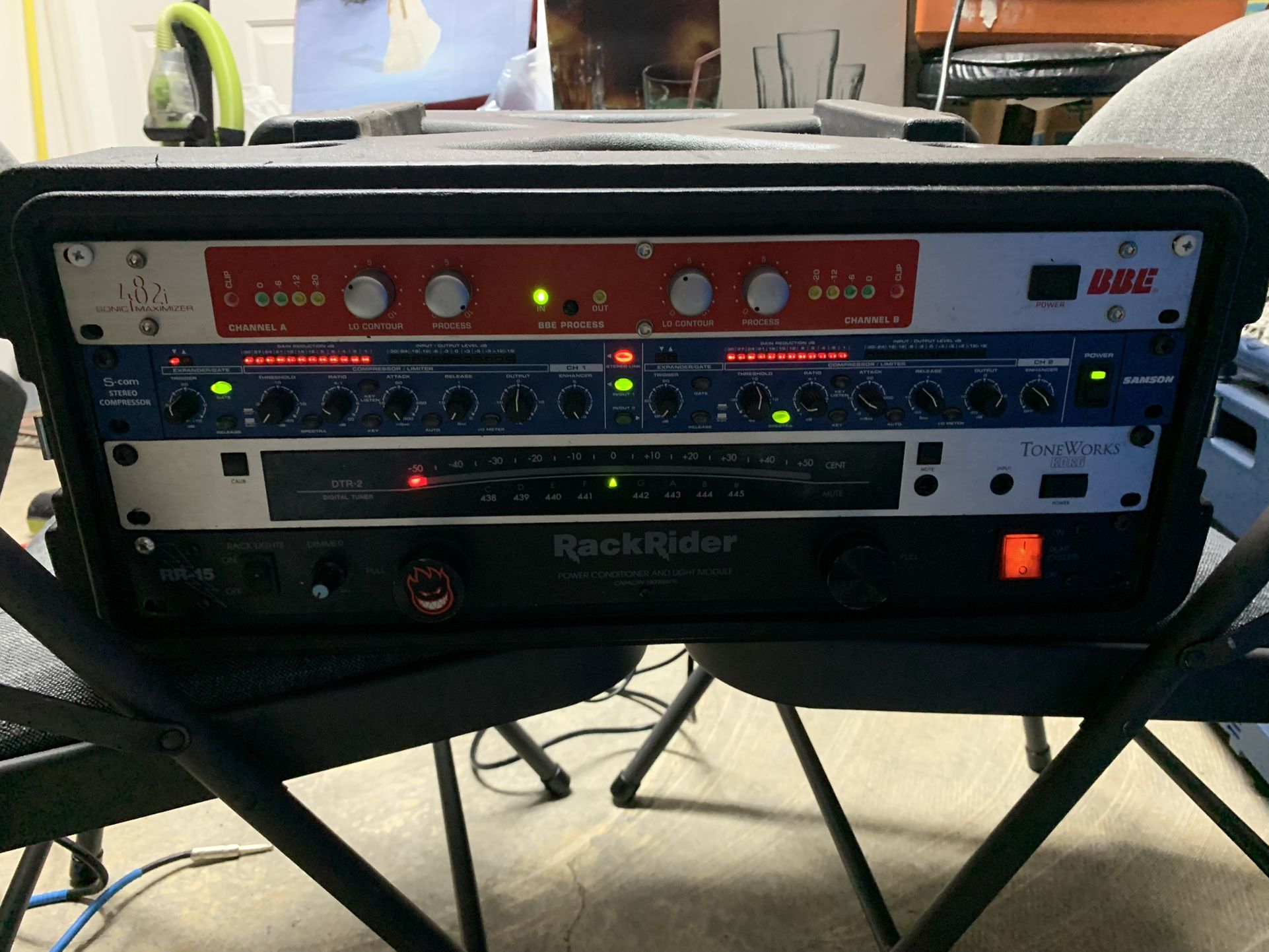 Rackmount Setup – BBE / Samson / Korg /RackRider+ Hard Case – $325 OBO