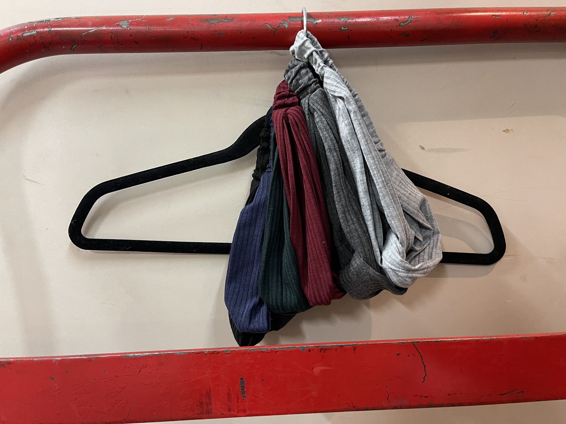 Ribbed Headbands- Assorted Colors, 6-Pack