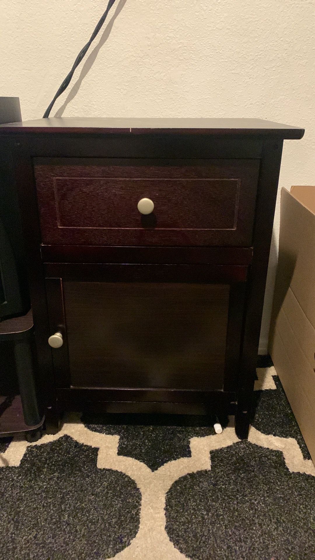 Small night stand.