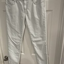 Vans White Wash Skinny Jeans, Size 13